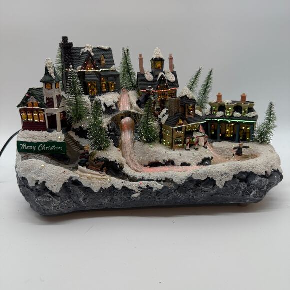 Avon Christmas Fiber Optic 2003 Color Changing Holiday Decor Tested Working - Picture 1 of 14